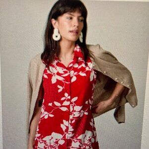 Large Red Sleeveless Dress with Tags - The Shirt by Rochelle Behrens